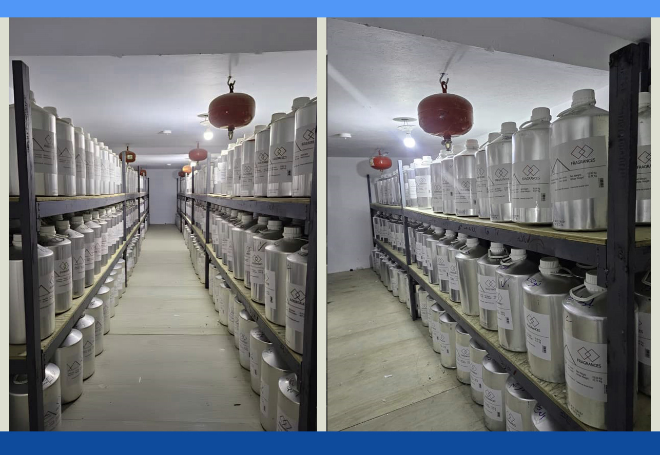 High-quality raw perfume oils